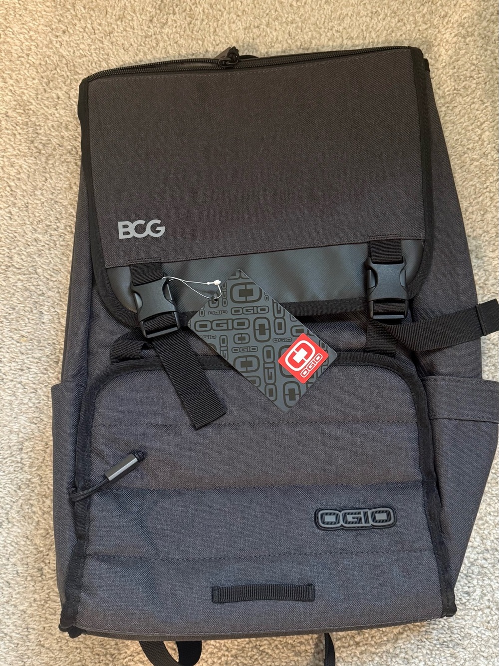 OGIO BCG Men's Dark Gray Backpack - Laptop Travel Pack